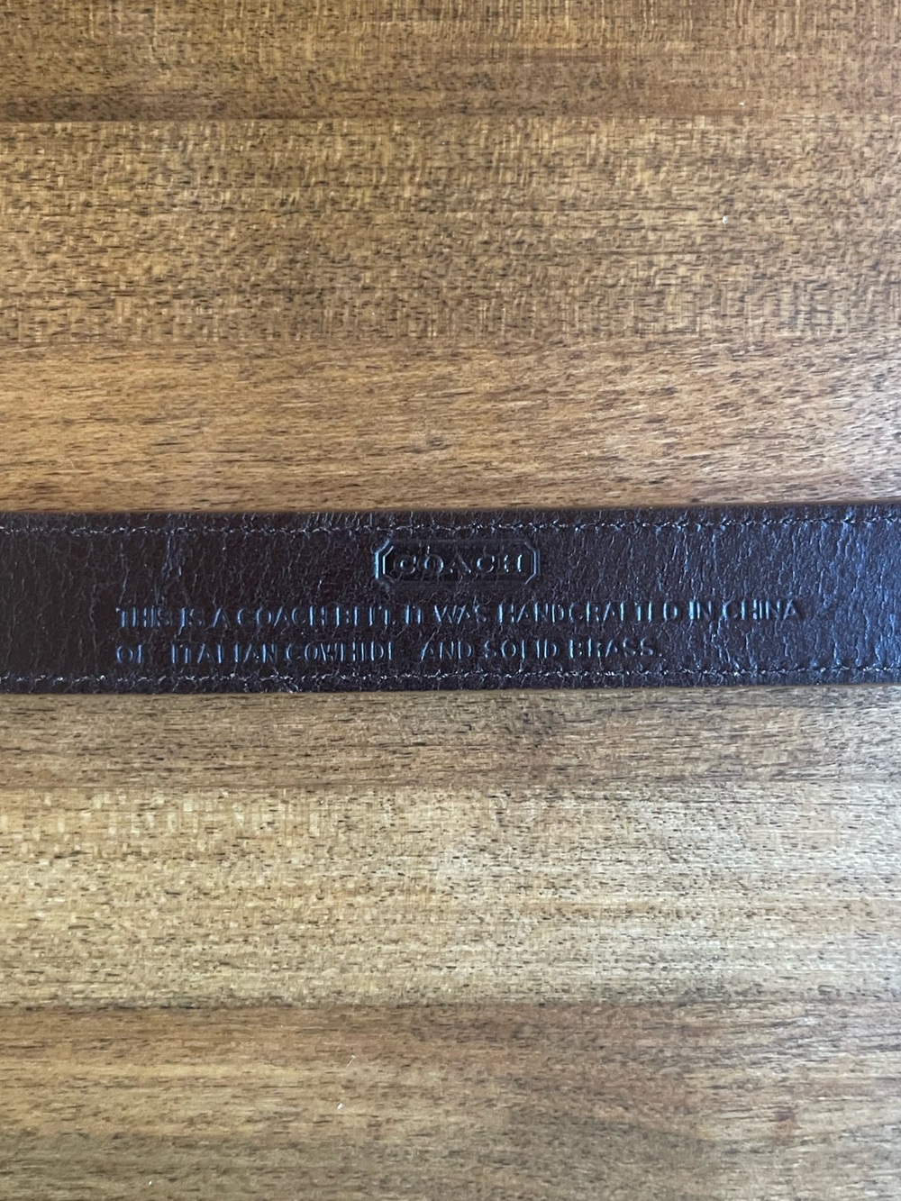 Coach Italian leather belt . XL - Picture 6 of 7